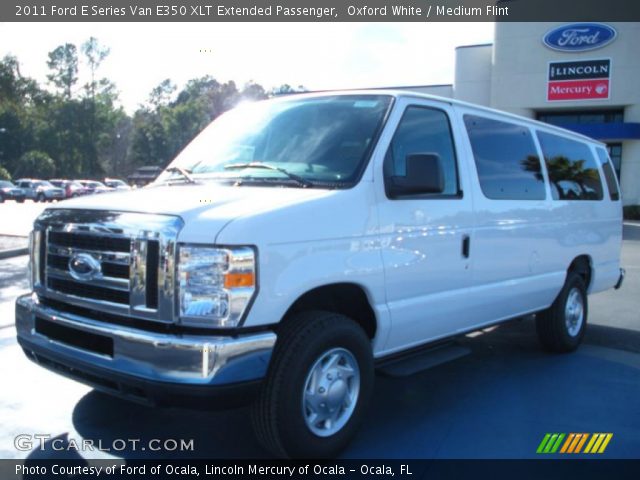 2011 Ford E Series Van E350 XLT Extended Passenger in Oxford White