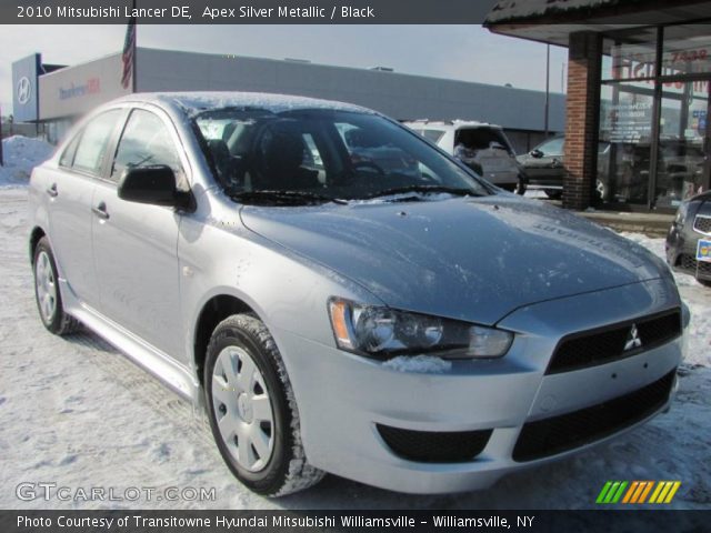 2010 Mitsubishi Lancer DE in Apex Silver Metallic
