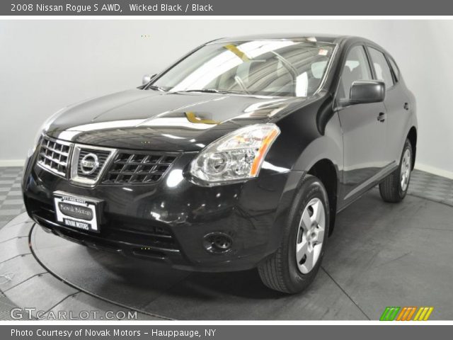 2008 Nissan Rogue S AWD in Wicked Black