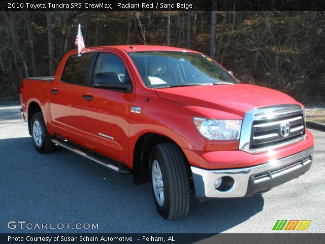 2010 Toyota Tundra SR5 CrewMax in Radiant Red