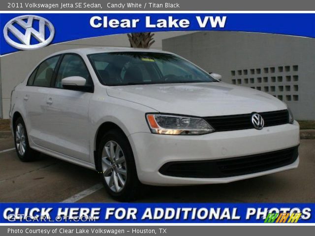 2011 Volkswagen Jetta SE Sedan in Candy White