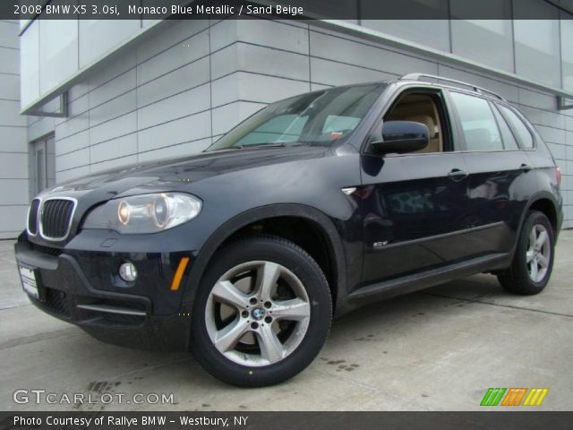 2008 BMW X5 3.0si in Monaco Blue Metallic