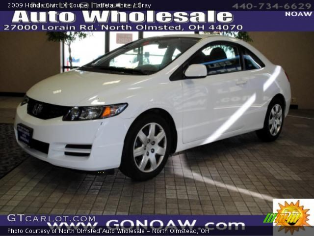 2009 Honda Civic LX Coupe in Taffeta White