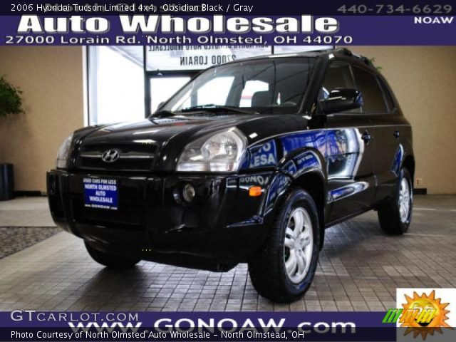 2006 Hyundai Tucson Limited 4x4 in Obsidian Black