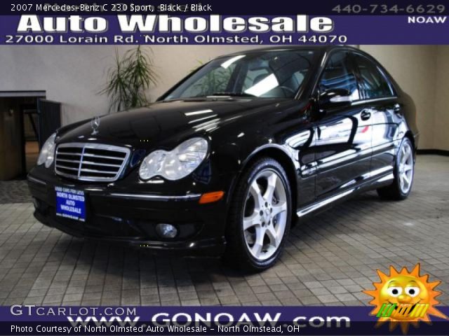 2007 Mercedes-Benz C 230 Sport in Black