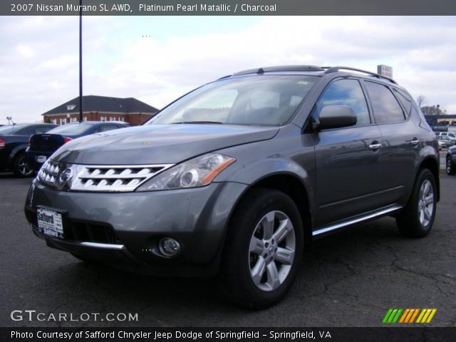 2007 Nissan Murano SL AWD in Platinum Pearl Matallic