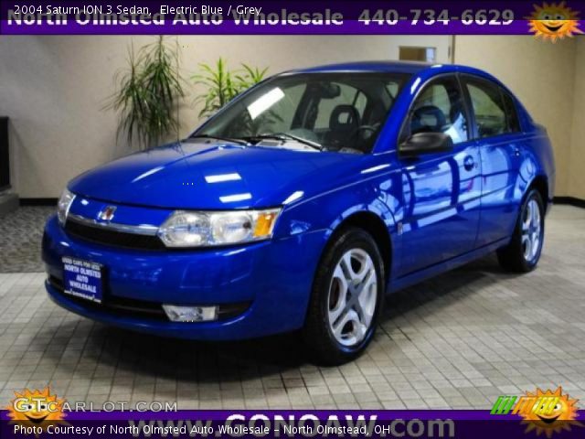 2004 Saturn ION 3 Sedan in Electric Blue