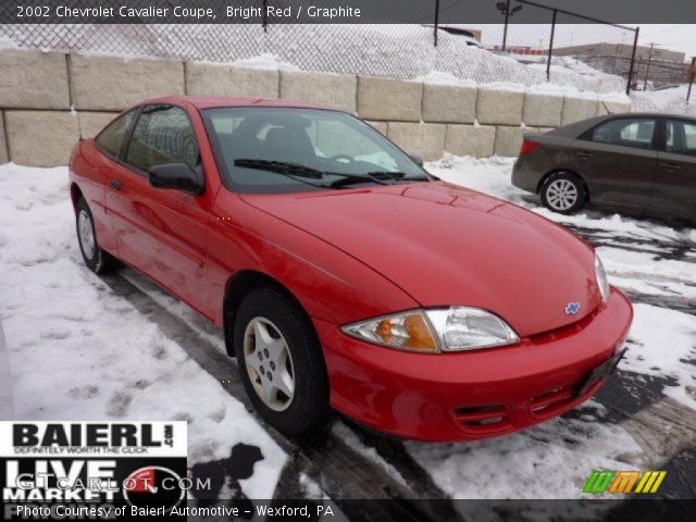 2002 Chevrolet Cavalier Coupe in Bright Red