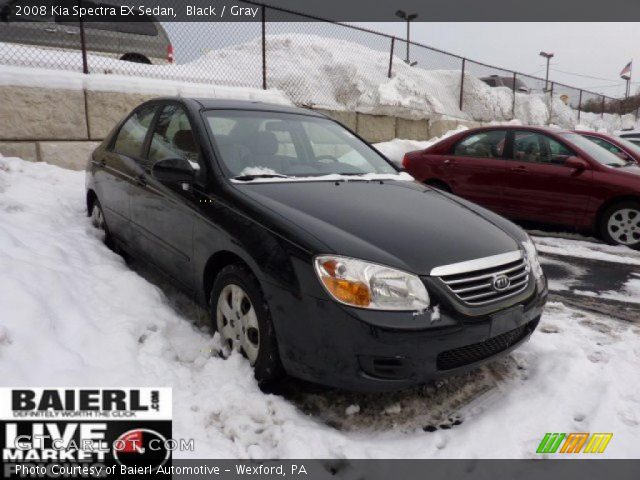 2008 Kia Spectra EX Sedan in Black