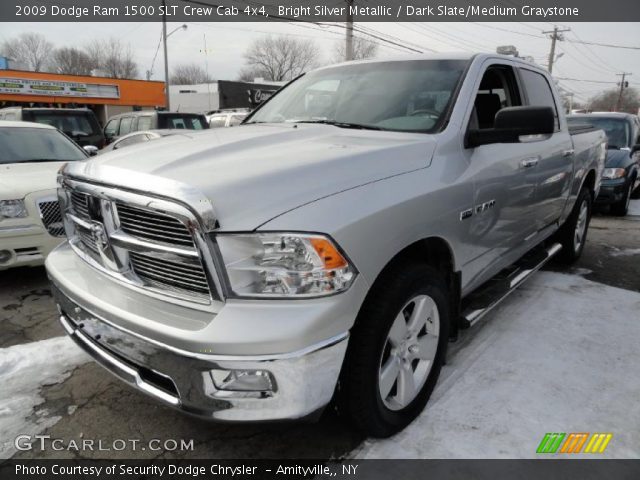 2009 Dodge Ram 1500 SLT Crew Cab 4x4 in Bright Silver Metallic