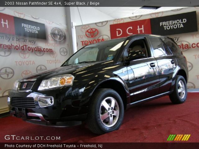 2003 Nissan Pathfinder SE 4x4 in Super Black