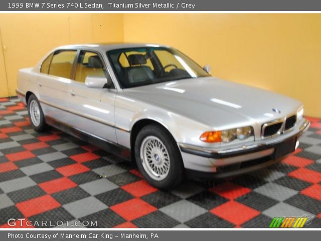 1999 BMW 7 Series 740iL Sedan in Titanium Silver Metallic