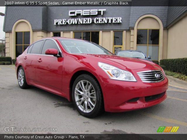 2007 Infiniti G 35 S Sport Sedan in Garnet Ember Metallic