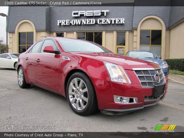 2008 Cadillac CTS Sedan in Crystal Red