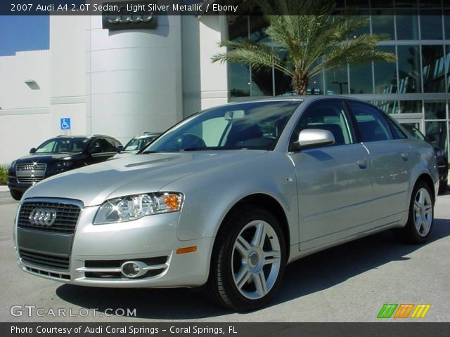 2007 Audi A4 2.0T Sedan in Light Silver Metallic