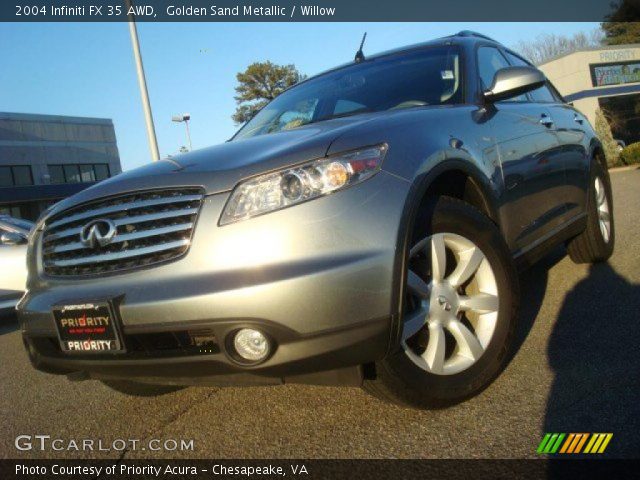 2004 Infiniti FX 35 AWD in Golden Sand Metallic