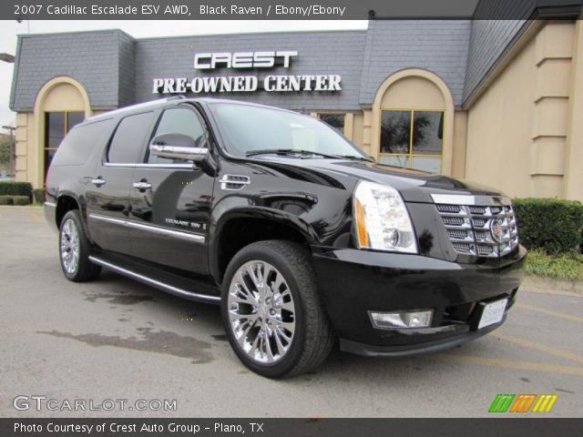 2007 Cadillac Escalade ESV AWD in Black Raven