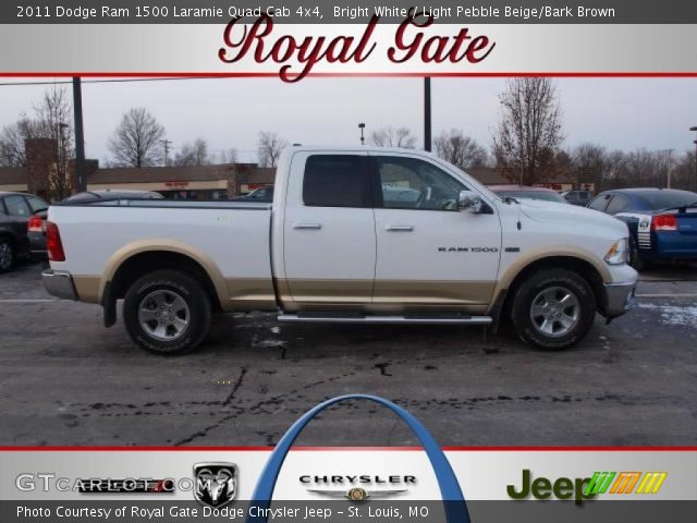 2011 Dodge Ram 1500 Laramie Quad Cab 4x4 in Bright White