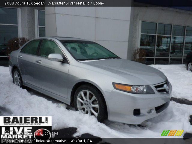 2008 Acura TSX Sedan in Alabaster Silver Metallic