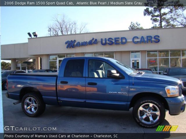 2006 Dodge Ram 1500 Sport Quad Cab in Atlantic Blue Pearl