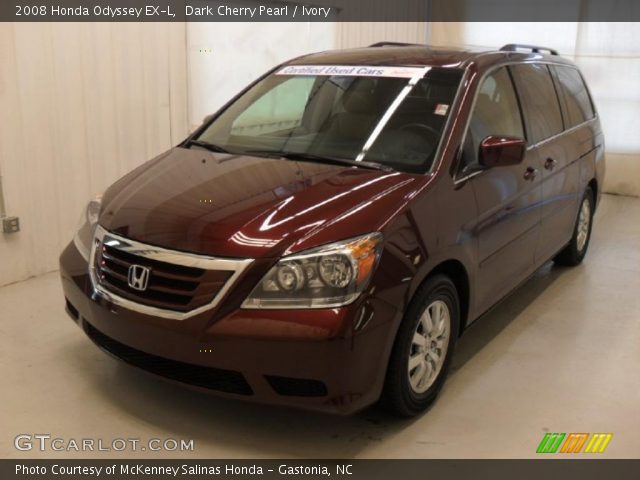 2008 Honda Odyssey EX-L in Dark Cherry Pearl