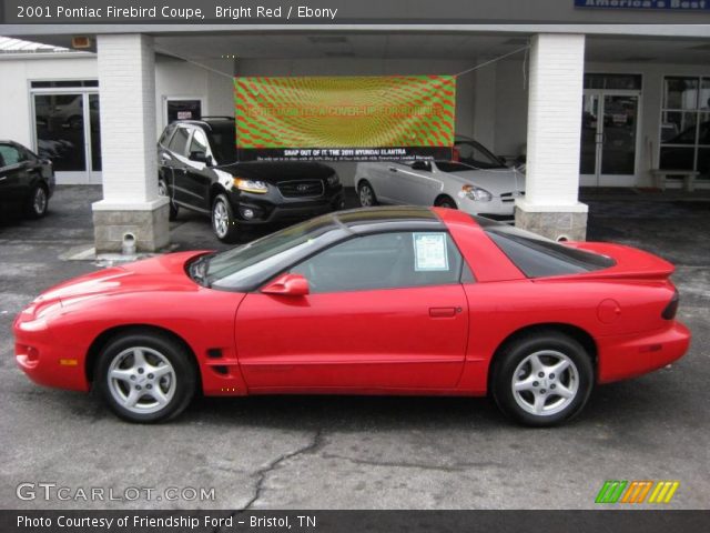 2001 Pontiac Firebird Coupe in Bright Red