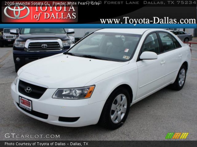 2006 Hyundai Sonata GL in Powder White Pearl