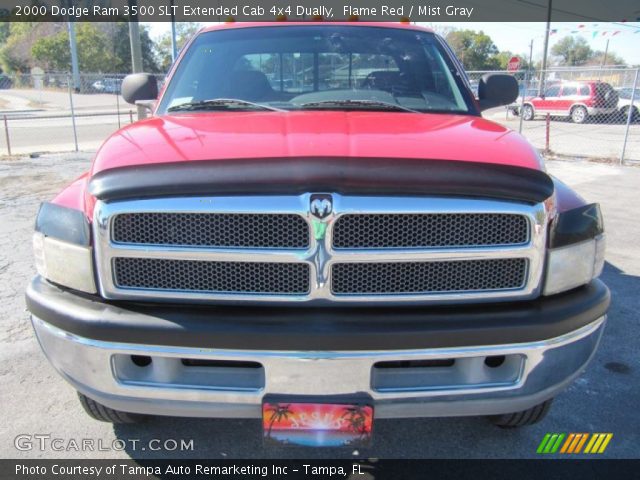 2000 Dodge Ram 3500 SLT Extended Cab 4x4 Dually in Flame Red