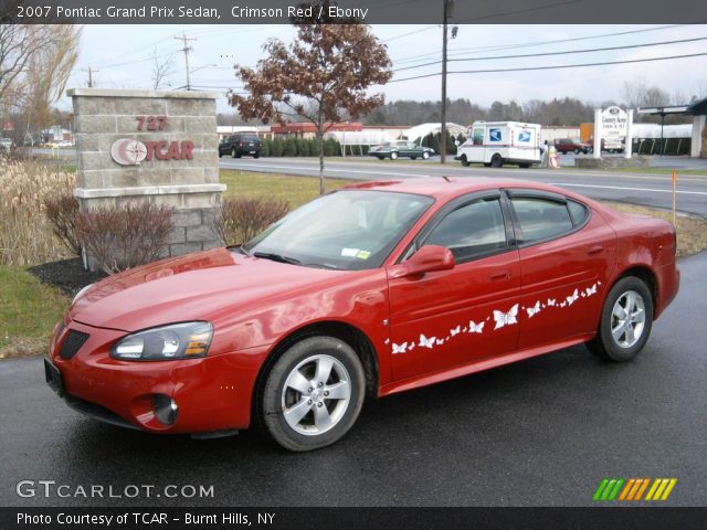 2007 Pontiac Grand Prix Sedan in Crimson Red