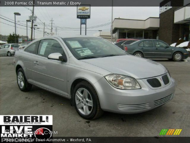 2008 Pontiac G5  in Titanium Metallic