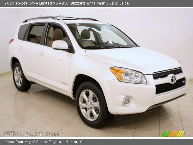 2010 Toyota RAV4 Limited V6 4WD in Blizzard White Pearl
