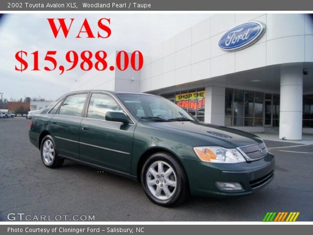 2002 Toyota Avalon XLS in Woodland Pearl