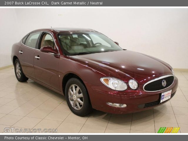 2007 Buick LaCrosse CXL in Dark Garnet Metallic