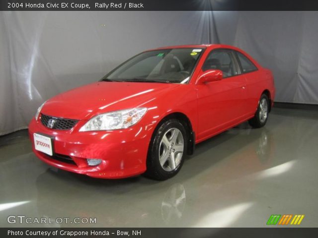 2004 Honda Civic EX Coupe in Rally Red