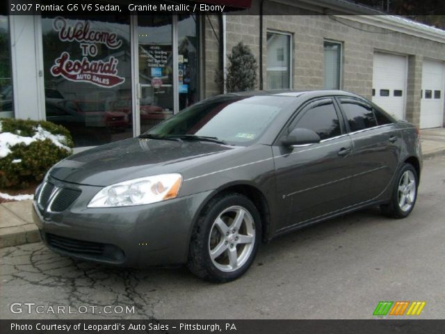 2007 Pontiac G6 V6 Sedan in Granite Metallic
