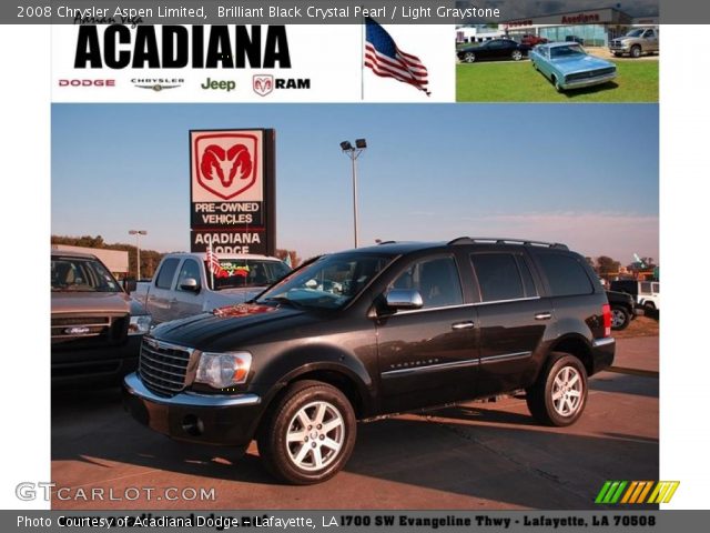 2008 Chrysler Aspen Limited in Brilliant Black Crystal Pearl