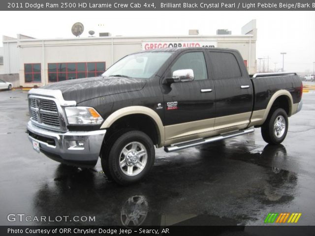2011 Dodge Ram 2500 HD Laramie Crew Cab 4x4 in Brilliant Black Crystal Pearl