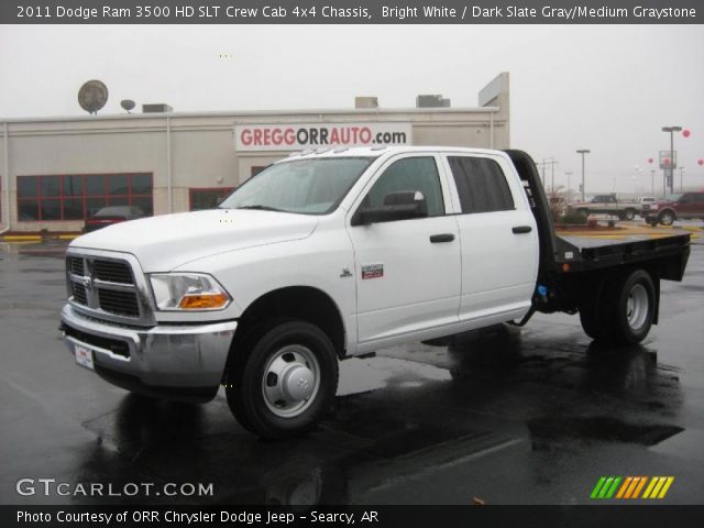 2011 Dodge Ram 3500 HD SLT Crew Cab 4x4 Chassis in Bright White