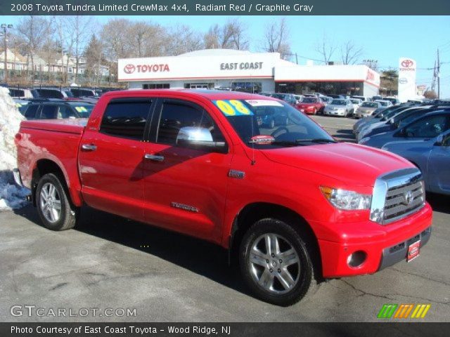 2008 Toyota Tundra Limited CrewMax 4x4 in Radiant Red
