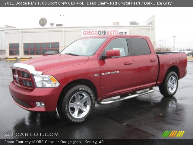 2011 Dodge Ram 1500 Sport Crew Cab 4x4 in Deep Cherry Red Crystal Pearl