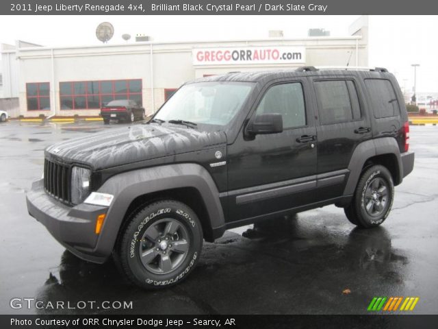 2011 Jeep Liberty Renegade 4x4 in Brilliant Black Crystal Pearl