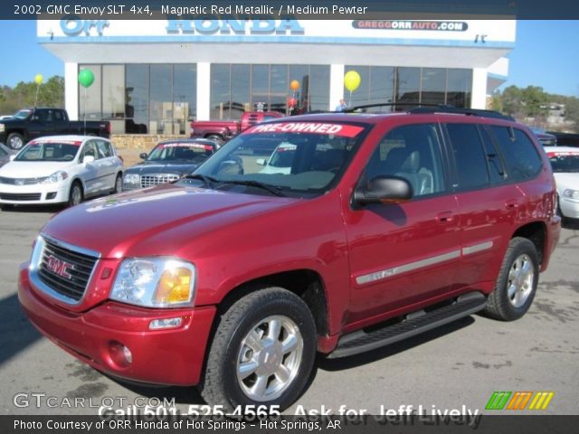 2002 GMC Envoy SLT 4x4 in Magnetic Red Metallic