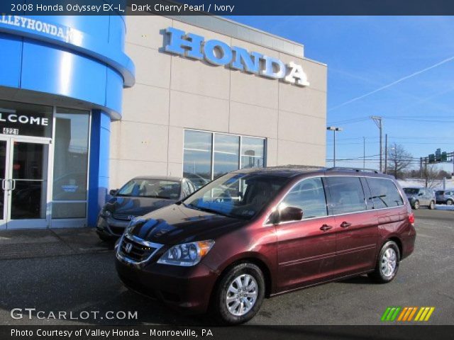 2008 Honda Odyssey EX-L in Dark Cherry Pearl