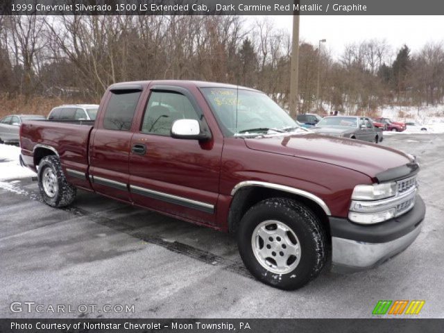 1999 Chevrolet Silverado 1500 LS Extended Cab in Dark Carmine Red Metallic