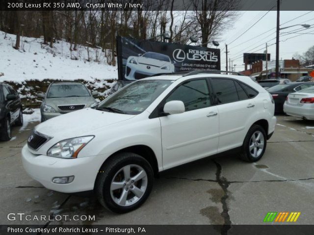 2008 Lexus RX 350 AWD in Crystal White