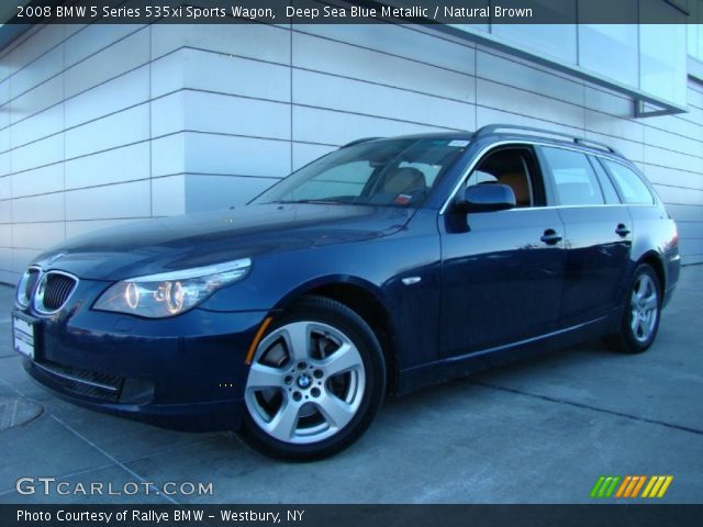 Deep sea blue metallic 2008 bmw 5 #3