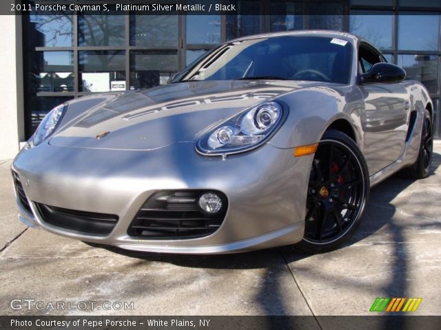 2011 Porsche Cayman S in Platinum Silver Metallic