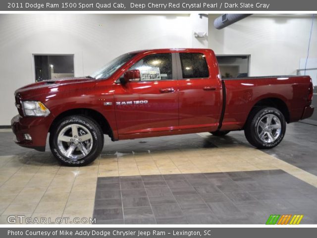 2011 Dodge Ram 1500 Sport Quad Cab in Deep Cherry Red Crystal Pearl