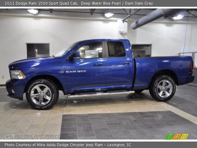 2011 Dodge Ram 1500 Sport Quad Cab in Deep Water Blue Pearl