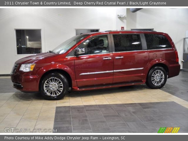 2011 Chrysler Town & Country Limited in Deep Cherry Red Crystal Pearl